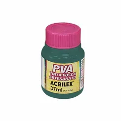 Tinta Plástica PVA - 37ml - Verde Vivo - 558 - Acrilex