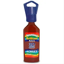 Dimensional Brilhante - 35ml - Marrom - 531 - Acrilex