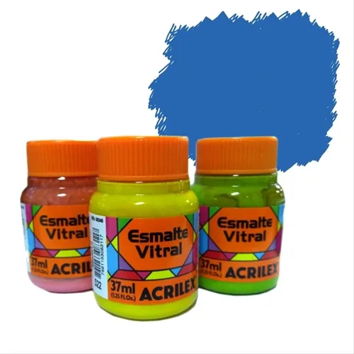 Esmalte Vitral - 37ml - Azul Celeste - 503 - Acrilex