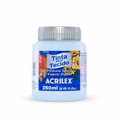Tinta Tecido Fosca - 250ml - Azul Bebê - 811 - Acrilex