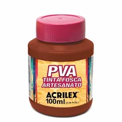 Tinta Plástica PVA - 100ml - Castanho Claro - 815 - Acrilex