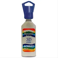 Dimensional Metálica - 35ml - Branco - 562 - Acrilex