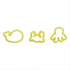 Cortador - Kit Animais Marinhos - Cód. 2 - 3 Peças - Bluestar