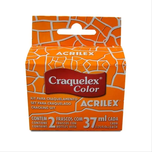 Craquelex Color - 37ml - Laranja Transparenre - 855 - Acrilex