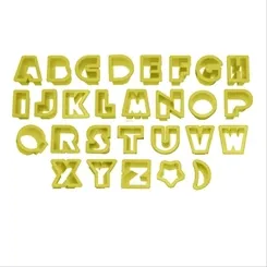 Cortador - Letras e Números - 38 Peças  - Bluestar