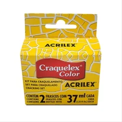 Craquelex Color - 37ml - Amarelo Transparente - 854 - Acrilex