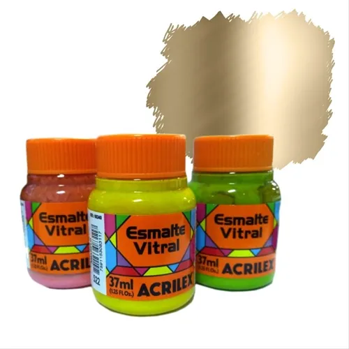 Esmalte Vitral - 37ml - Bronze - 556 - Acrilex