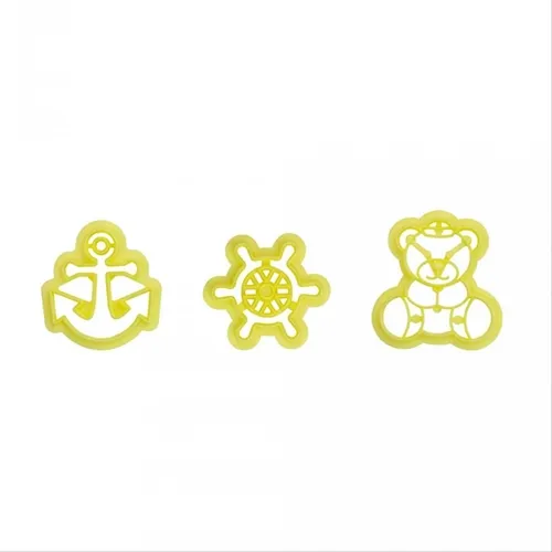 Cortador - Kit Ursinho Marinheiro - 3 Peças - Bluestar