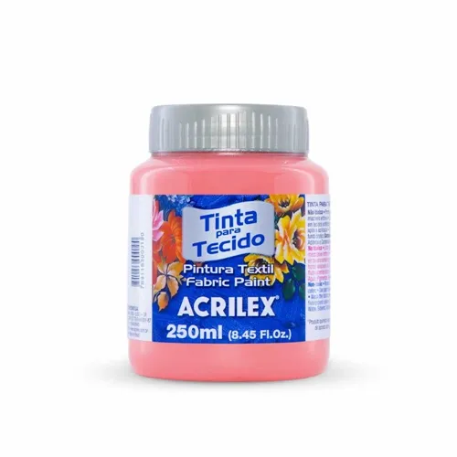 Tinta Tecido Fosca - 250ml - Rosa Chá - 567 - Acrilex