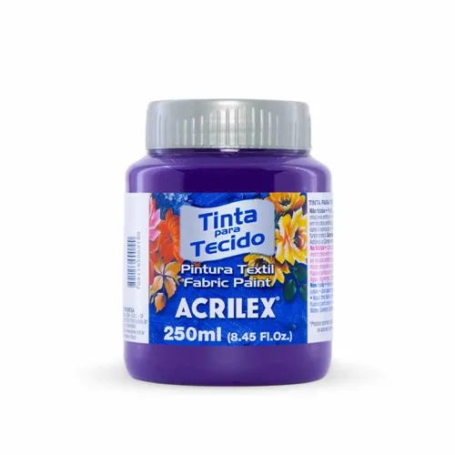 Tinta Tecido Fosca - 250ml - Violeta - 516 - Acrilex