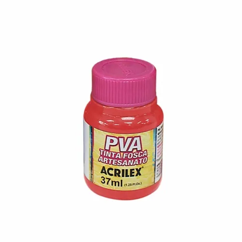 Tinta Plástica PVA - 37ml - Goiaba Queimado - 805 - Acrilex