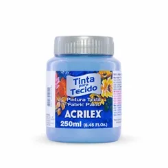 Tinta Tecido Fosca - 250ml - Azul Caribe - 560 - Acrilex