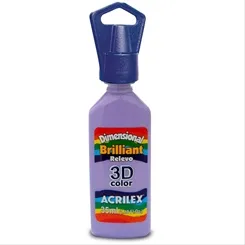 Dimensional Brilhante - 35ml - Lilás - 528 - Acrilex