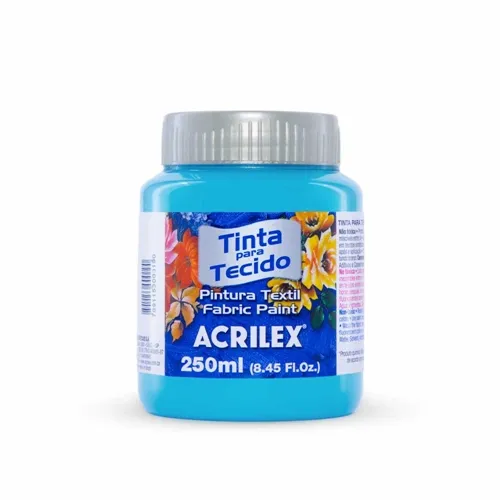 Tinta Tecido Fosca - 250ml - Azul Celeste - 503 - Acrilex