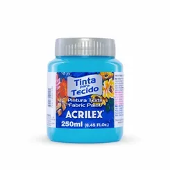 Tinta Tecido Fosca - 250ml - Azul Celeste - 503 - Acrilex