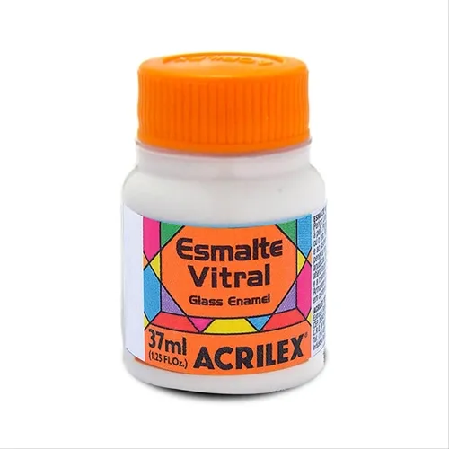 Esmalte Vitral - 37ml - Branco - 519 - Acrilex