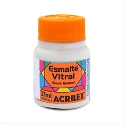 Esmalte Vitral - 37ml - Branco - 519 - Acrilex