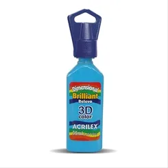 Dimensional Brilhante - 35ml - Azul Celeste - 503 - Acrilex