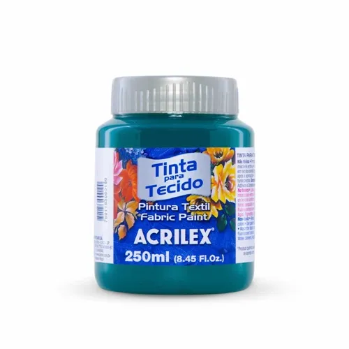 Tinta Tecido Fosca - 250ml - Acqua Marina - 803 - Acrilex