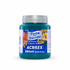 Tinta Tecido Fosca - 250ml - Acqua Marina - 803 - Acrilex