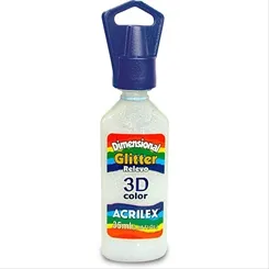 Dimensional Glitter - 35ml - Cristal - 209 - Acrilex