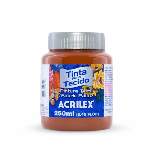 Tinta Tecido Fosca - 250ml - Marrom - 531 - Acrilex