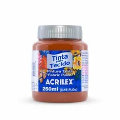 Tinta Tecido Fosca - 250ml - Marrom - 531 - Acrilex