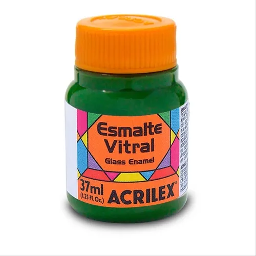 Esmalte Vitral - 37ml - Verde - 524 - Acrilex