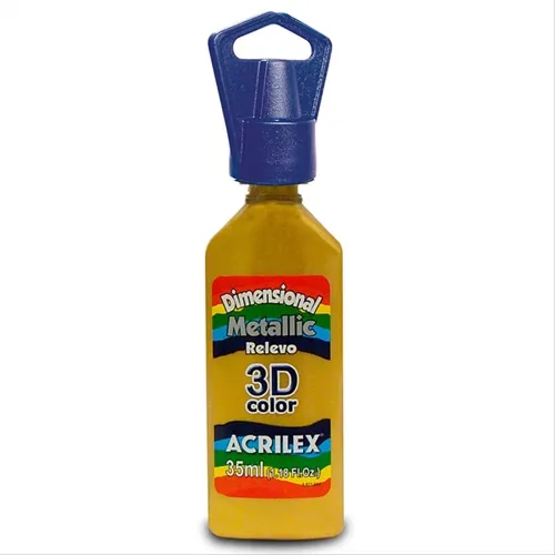 Dimensional Metálica - 35ml - Ouro - 532 - Acrilex