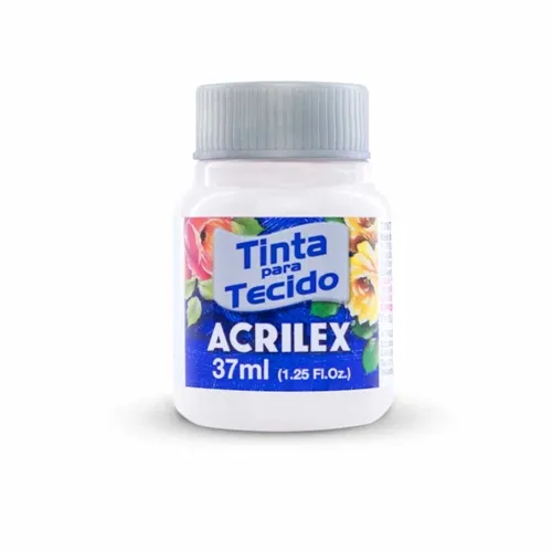 Tinta Tecido Fosca - 37ml - Branco - 519 - Acrilex