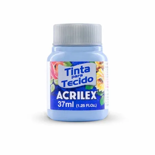 Tinta Tecido Fosca - 37ml - Azul Bebê - 811 - Acrilex