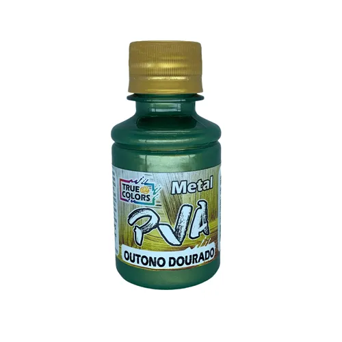 Tinta PVA Metal 100ml - Outono Dourado - 7985 - True Colors