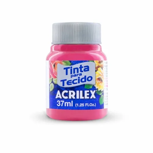 Tinta Tecido Fosca - 37ml - Pink - 527 - Acrilex