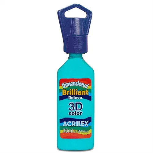 Dimensional Brilhante - 35ml - Turquesa - 577 - Acrilex