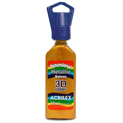 Dimensional Metálica - 35ml - Ouro Velho - 548 - Acrilex