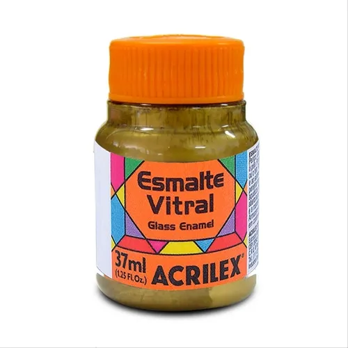 Esmalte Vitral - 37ml - Ouro - 532 - Acrilex