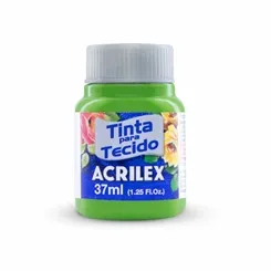 Tinta Tecido Fosca - 37ml - Verde Folha - 510 - Acrilex