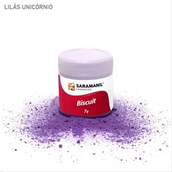 Corante de Biscuit - 75.655 - Lilás Unicórnio 7g - Saramanil