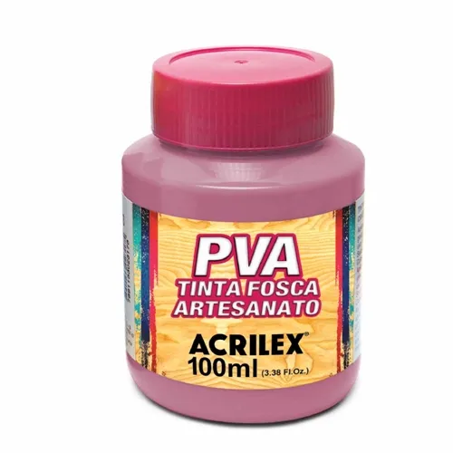 Tinta Plástica PVA - 100ml - Rosa Antigo - 828 - Acrilex