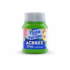 Tinta Tecido Fosca - 37ml - Verde Abacate - 572 - Acrilex