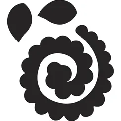 Faca p/ Corte Supreme - Flor Espiral - 21460 - Toke e Crie