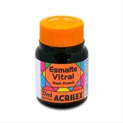 Esmalte Vitral - 37ml - Preto - 520 - Acrilex