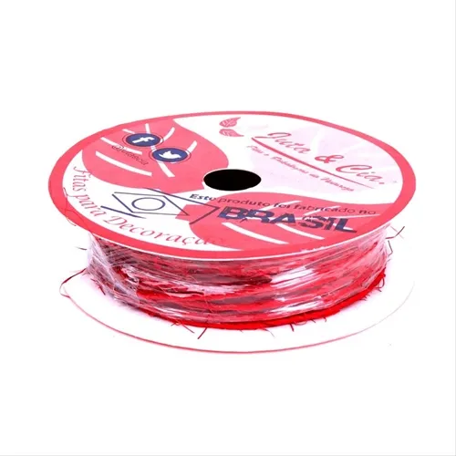 Fio Sisal Simples - 1414-240 Vermelho - 10 Metros - Juta e Cia