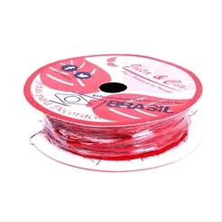 Fio Sisal Simples - 1414-240 Vermelho - 10 Metros - Juta e Cia