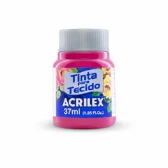 Tinta Tecido Fosca - 37ml - Rosa Escuro - 542 - Acrilex