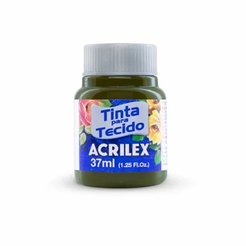 Tinta Tecido Fosca - 37ml - Verde Oliva - 545 - Acrilex
