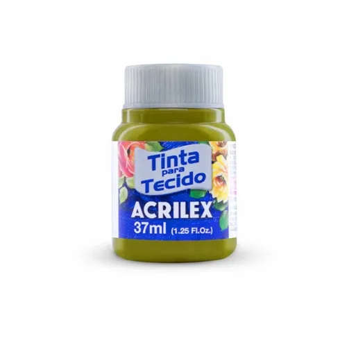 Tinta Tecido Fosca - 37ml - Verde Pistache - 570 - Acrilex