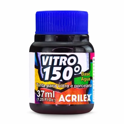 Tinta Vitro 150 37ml - 526 - Marrom Escuro - Acrilex