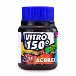 Tinta Vitro 150 37ml - 526 - Marrom Escuro - Acrilex