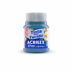 Tinta Tecido Fosca - 37ml - Azul Inverno - 584 - Acrilex